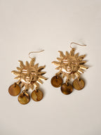 citrino earrings